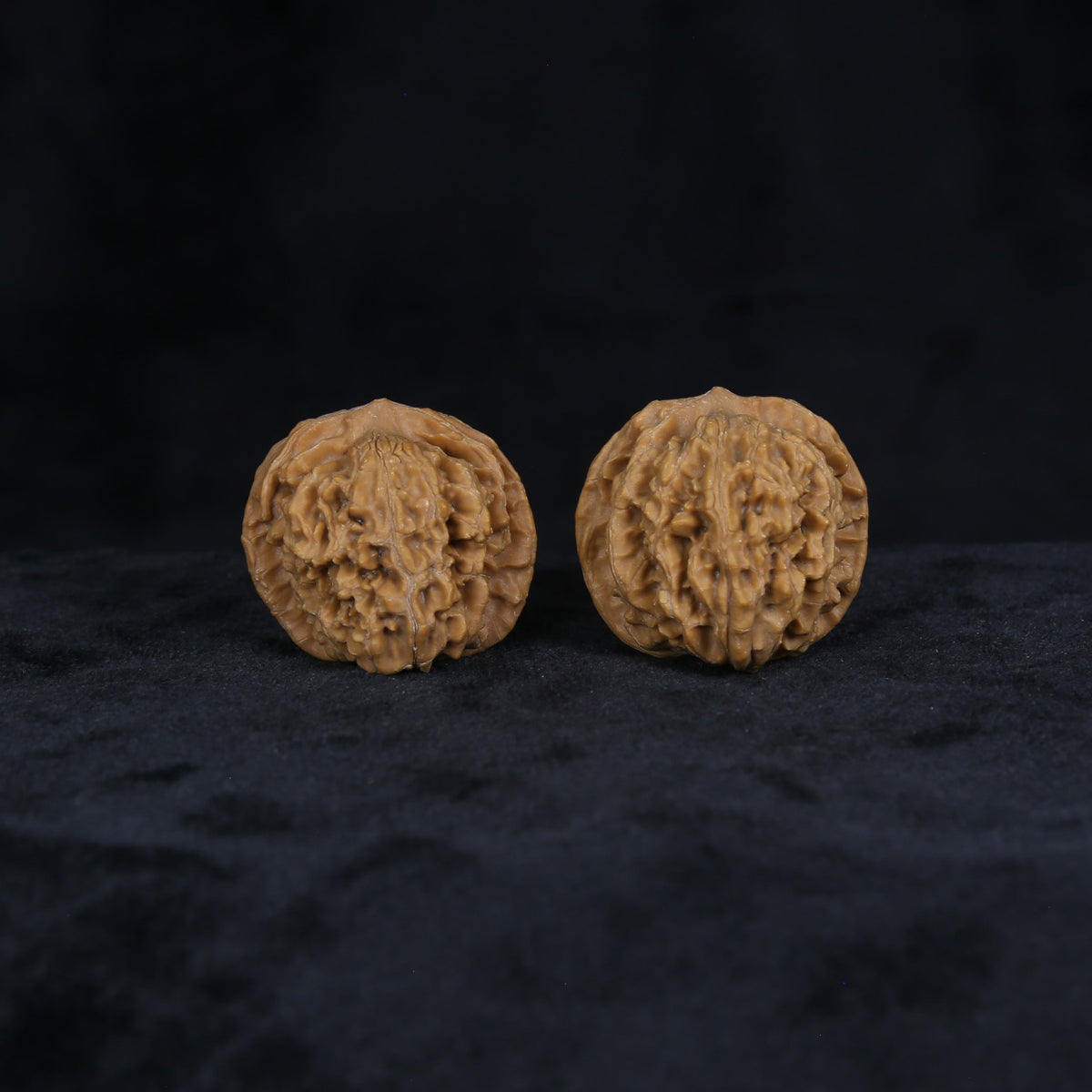 The Amber-Crest Spheres | “Xing-Tai-Yuan-Bao” Walnut Set 4822