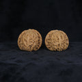 The Muted Zenith Spheres | Mo-Pan Walnut Set 4906 Matched pair of Mo-Pan Wenwan walnuts with rounded sphere form