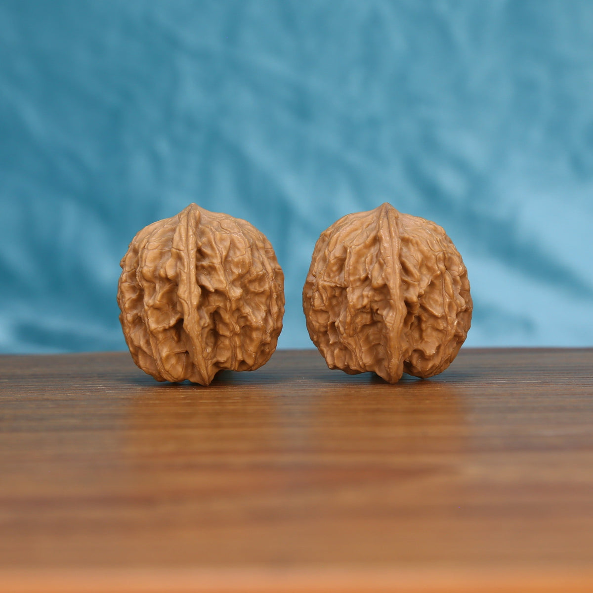 Single Chang-Men wenwan walnut close-up showing intricate natural ridge pattern – High-Spire Pagoda