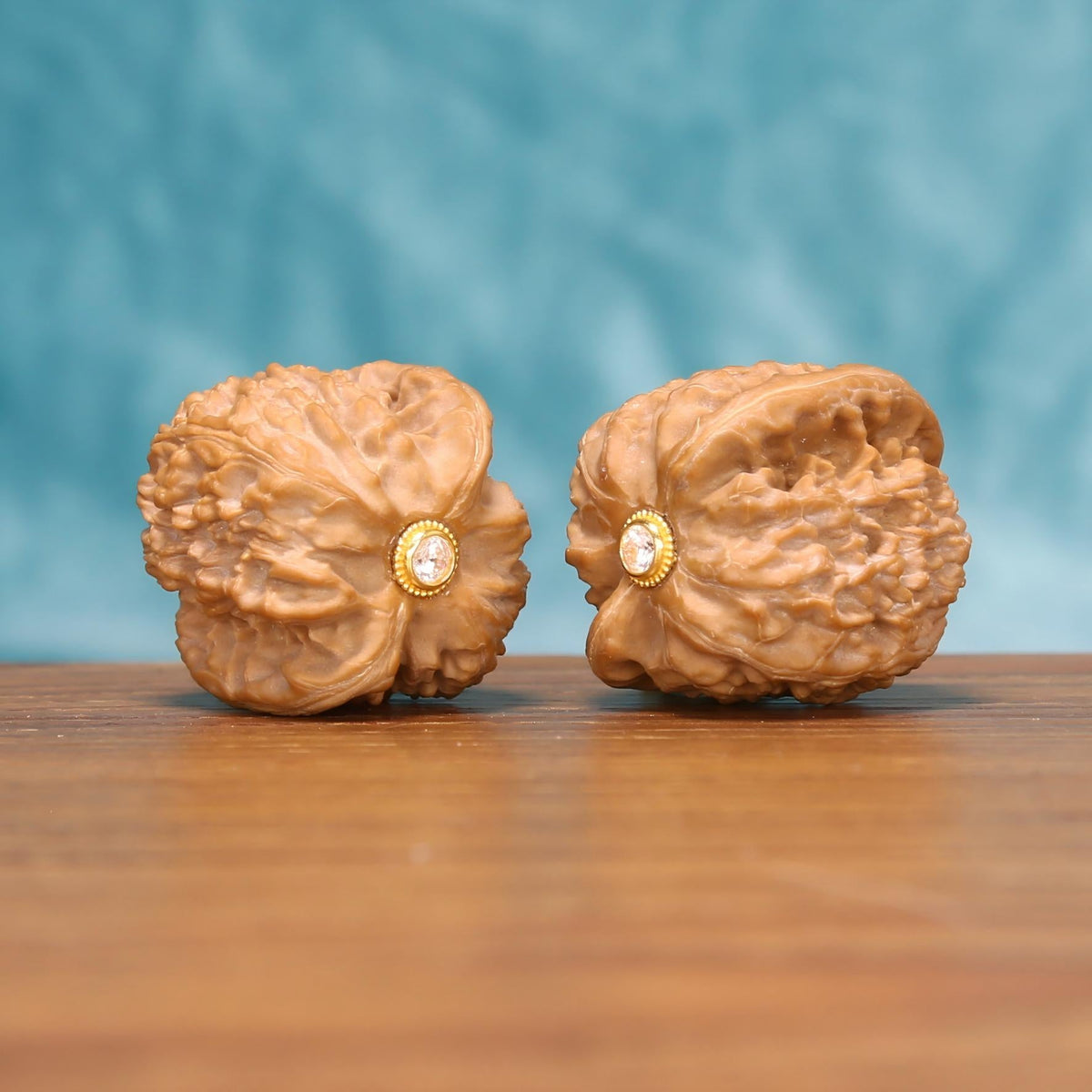 4822 Xing-Tai Yuan-Bao walnut pair – botanical EDC artifact with ingot silhouette by mistbodhi