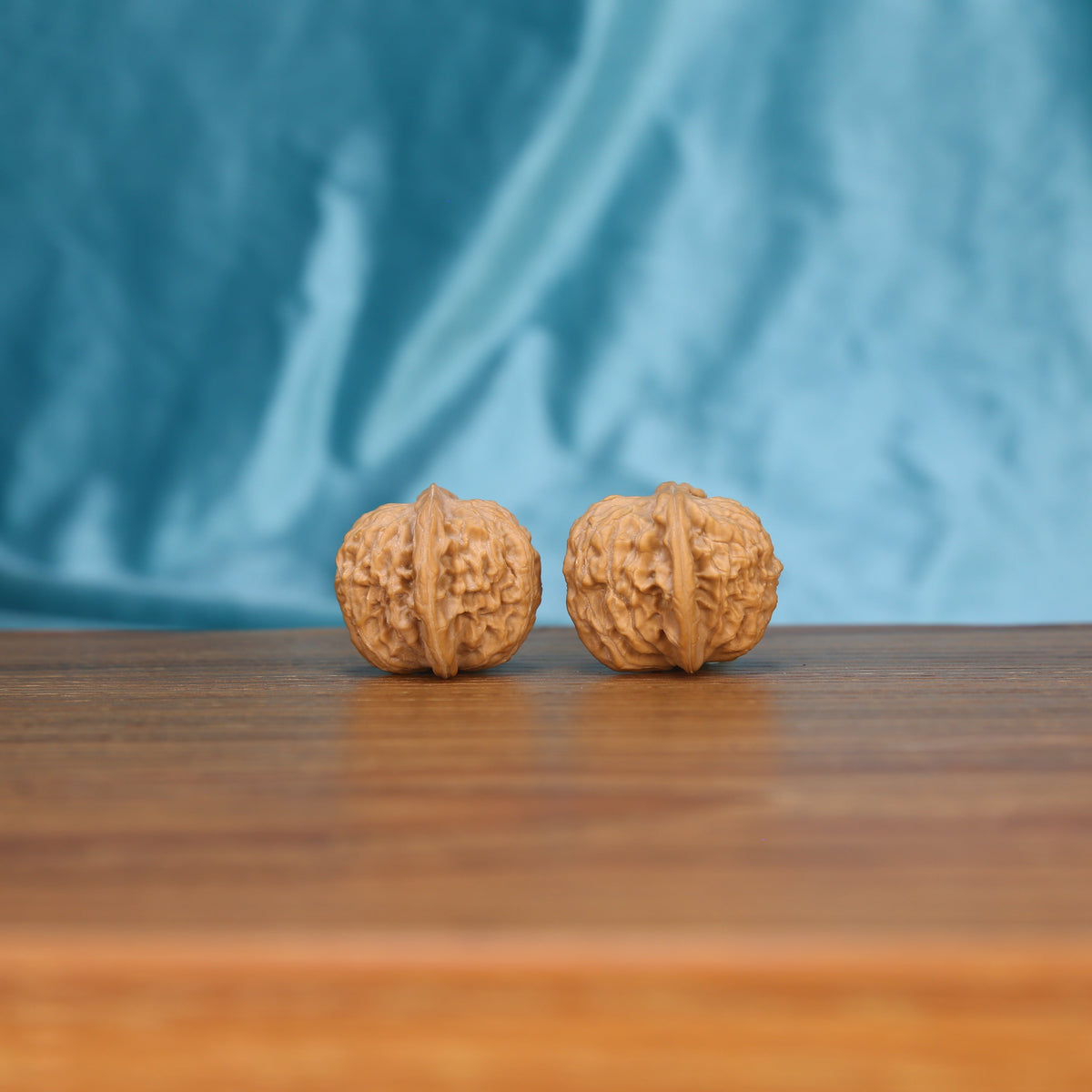 W3993 Mo-Pan walnut set side profile – low-stature flat base and raw Wabi-Sabi surface by mistbodhi