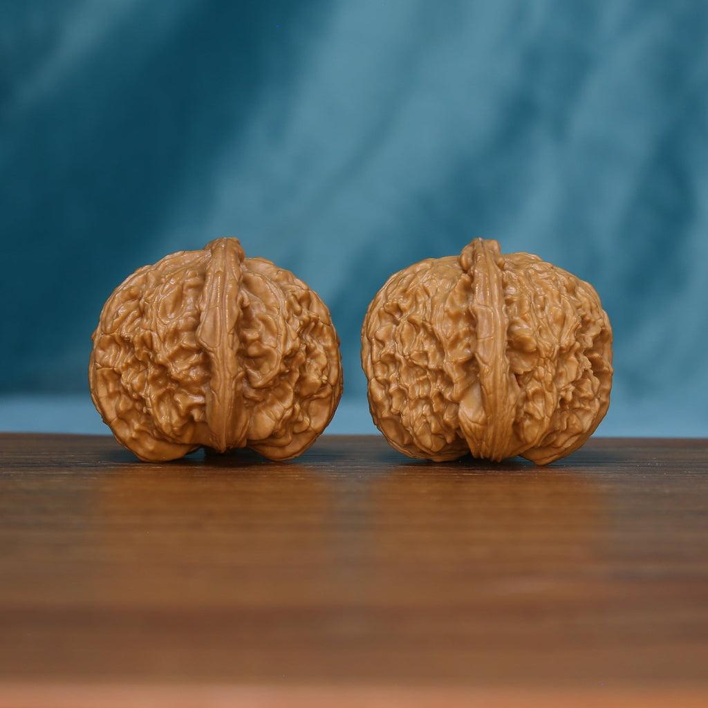 S46 White Lion wenwan walnut pair viewed from the opposite side
