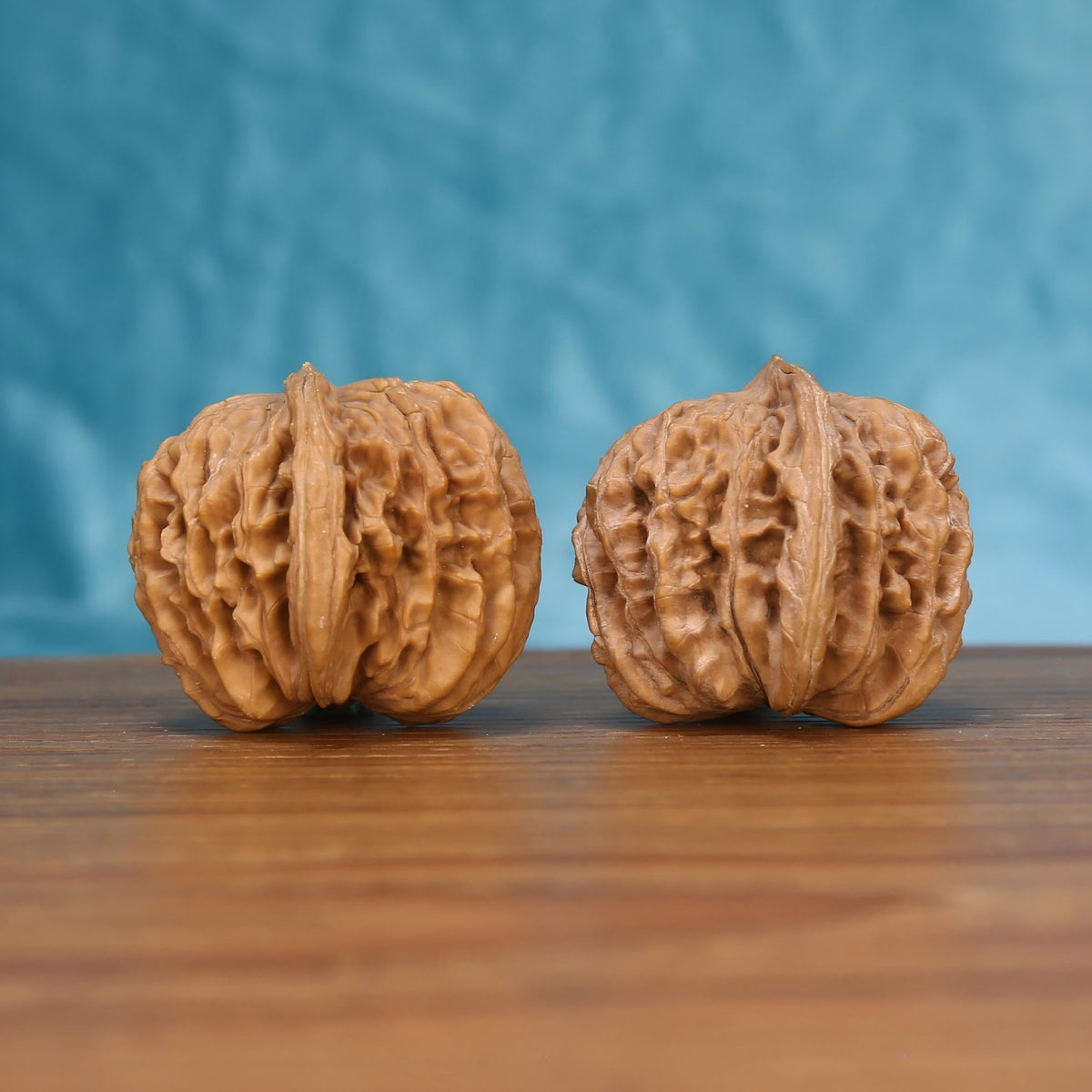 W7579 Si-Zuo-Lou walnut close-up – deep majestic ridges and 1.6g untamed organic density variance