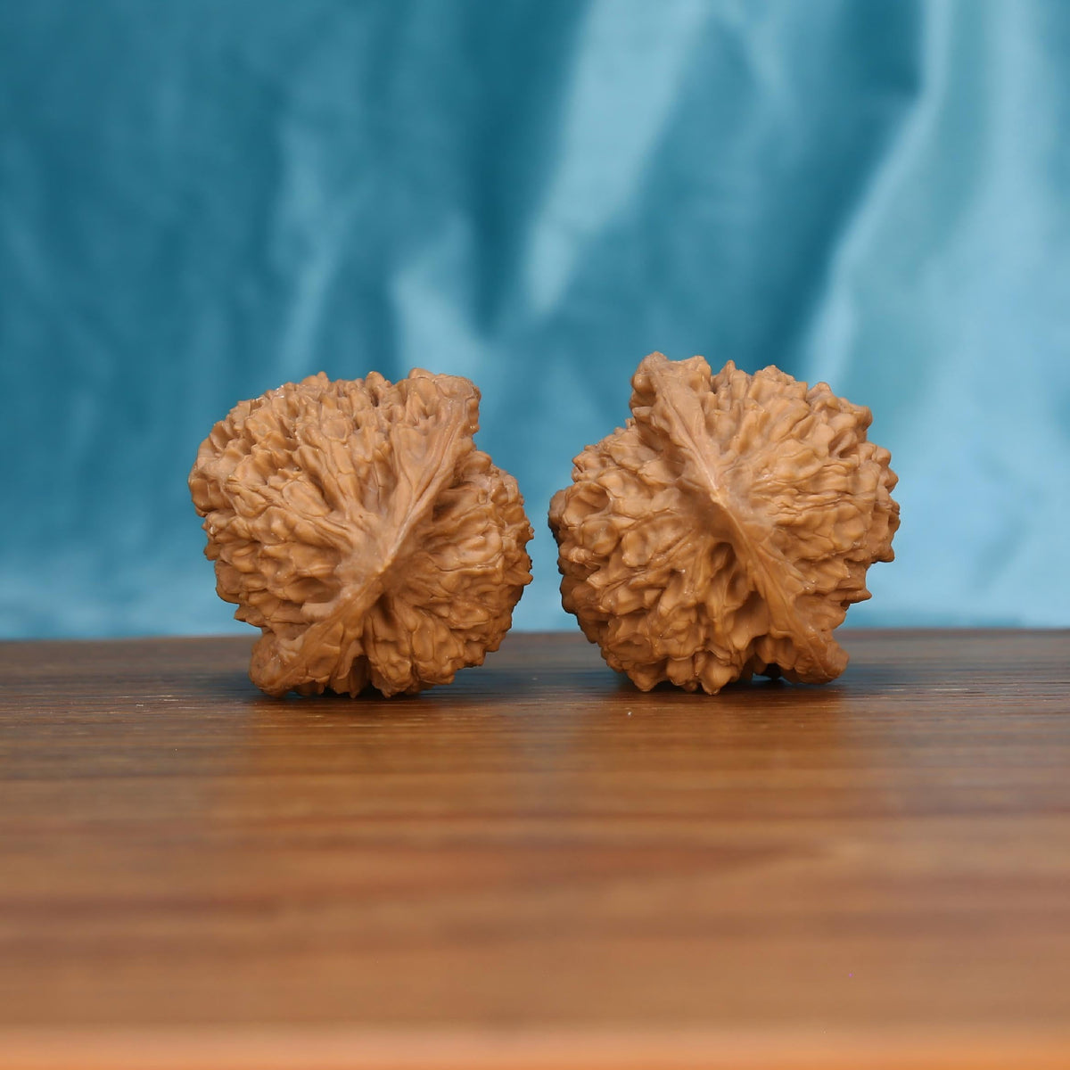 Guan-Mao walnut spheres – 8.1g untamed organic variance and raw Wabi-Sabi botanical artifacts
