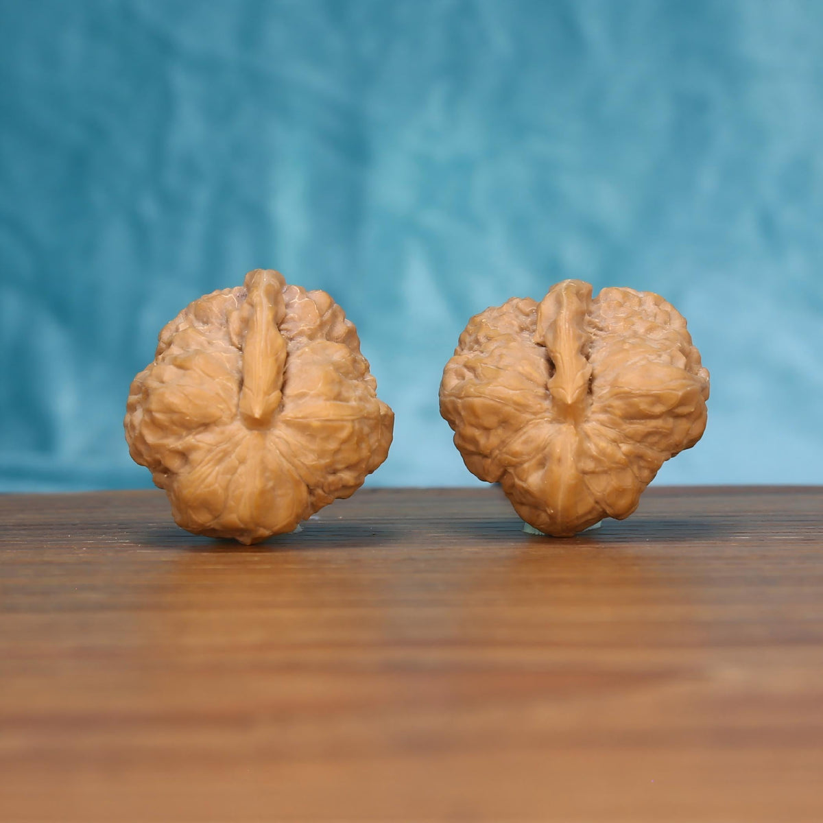 Unbroken Path walnut spheres – anti-industrial Wabi-Sabi design and tactile mindfulness by mistbodhi
